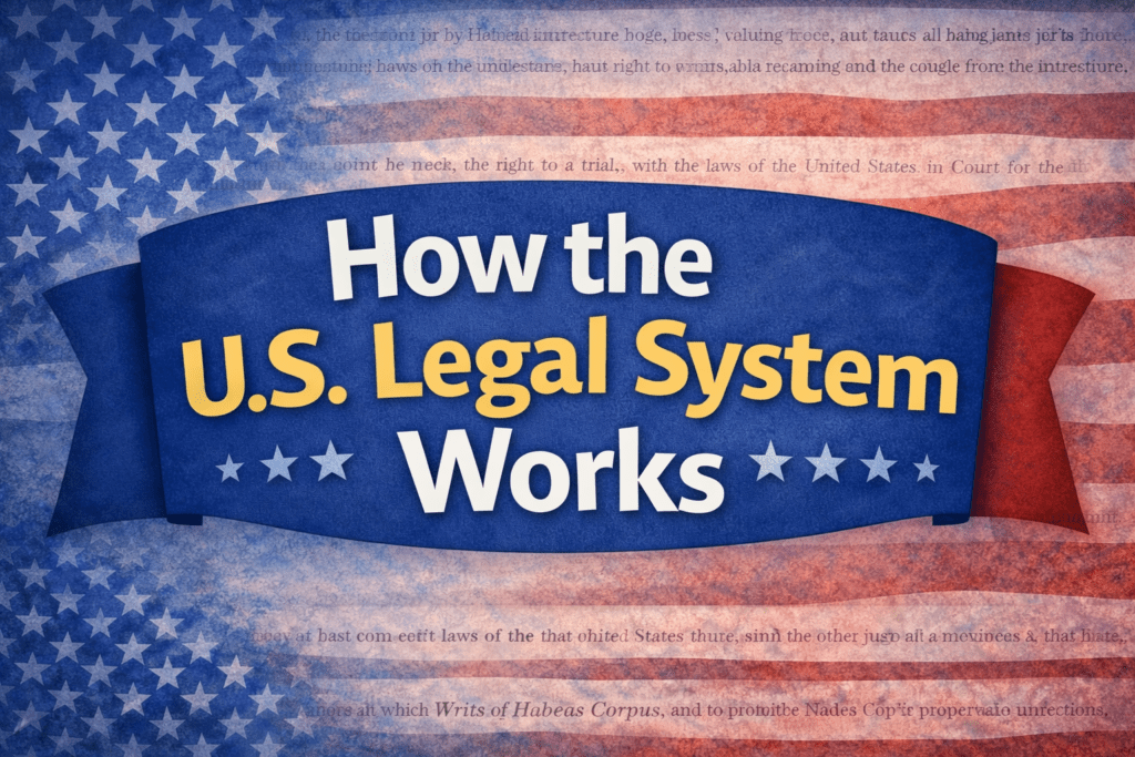 How the U.S Legal System Works