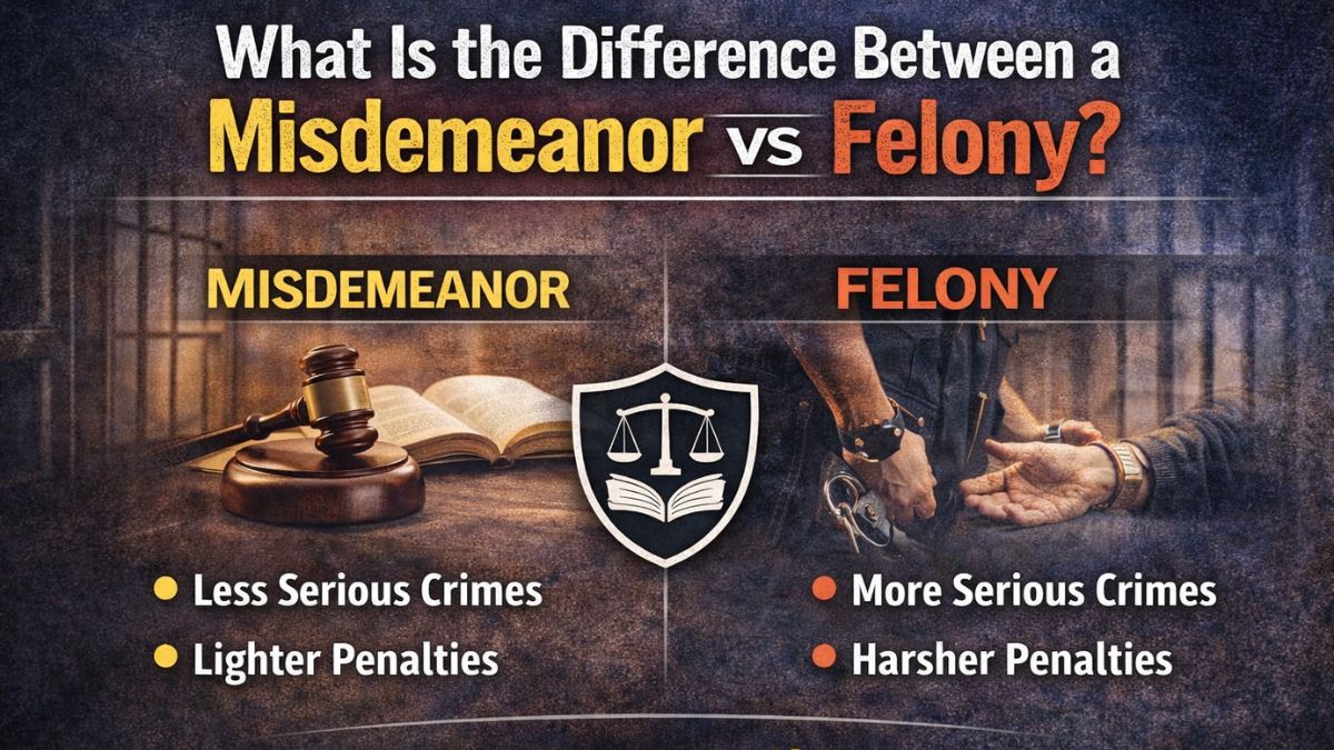 Misdemeanor vs Felony