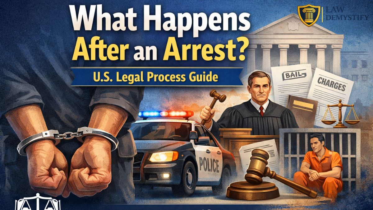 What Happens After an Arrest