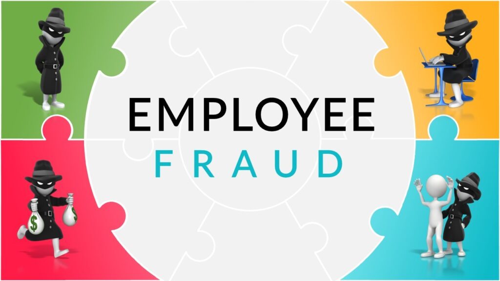 Illustration of an employee acting as a whistleblower reporting illegal activity