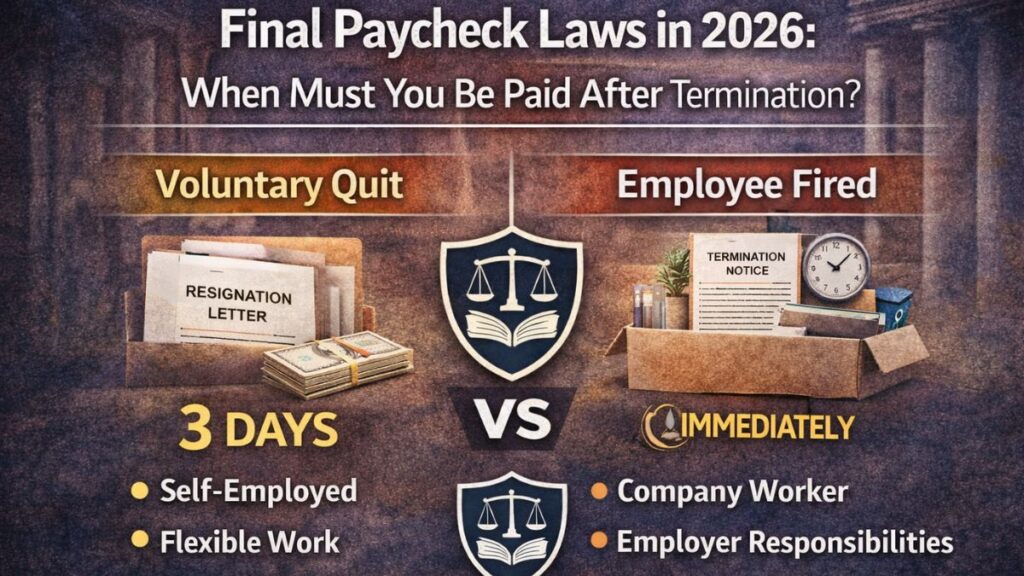 Final Paycheck Laws in 2026: When Must You Be Paid After Termination?